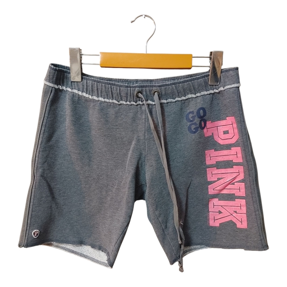 PINK Victoria's Secret Gray and Pink Athletic Shorts